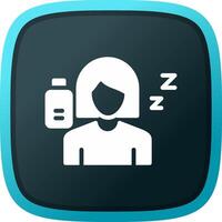 Fatigue Creative Icon Design vector