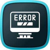 Error Creative Icon Design vector