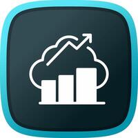 Financial Data Creative Icon Design vector