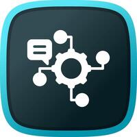 Business Automation Creative Icon Design vector