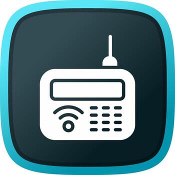 intercomunicador creativo icono diseño vector