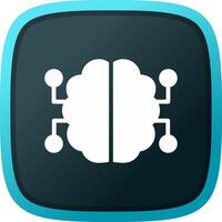 Neurons Circuit Creative Icon Design vector