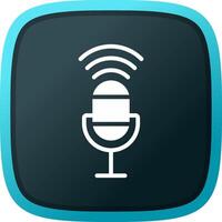 Voice Control Creative Icon Design vector