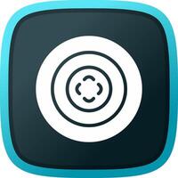 Bullseye Creative Icon Design vector