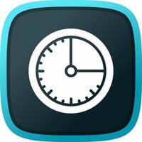 Time Quarter Creative Icon Design vector