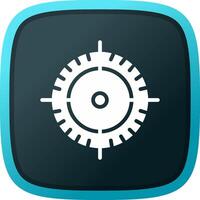 glyph Gradient Corner Design vector