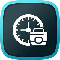 Work Time Boundaries Creative Icon Design vector