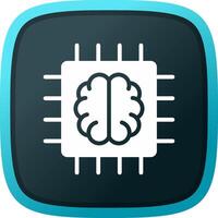 Super Brain Creative Icon Design vector