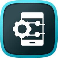 Project Management App Creative Icon Design vector