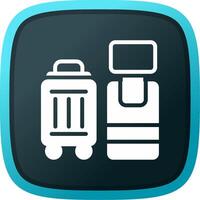 Self Check In Creative Icon Design vector