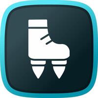 Flying Boots Creative Icon Design vector