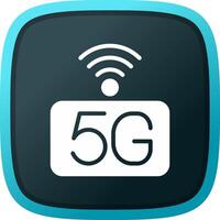 5G Network Creative Icon Design vector