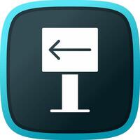 Left Creative Icon Design vector