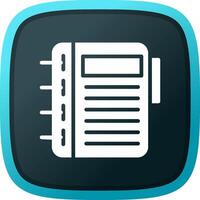 Diary Creative Icon Design vector