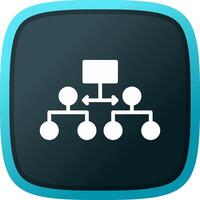 Labeled Hierarchy Creative Icon Design vector