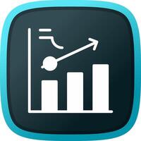 Clustered Bar Creative Icon Design vector