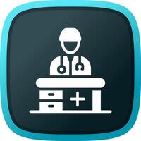 Doctor Office Creative Icon Design vector