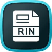 RIN Creative Icon Design vector