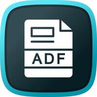 ADF Creative Icon Design vector