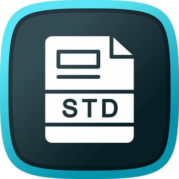 STD Creative Icon Design vector