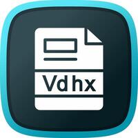 Vdhx Creative Icon Design vector