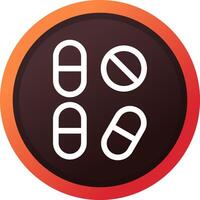 Pill Creative Icon Design vector