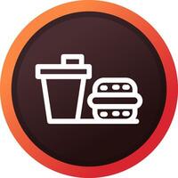 Take Away Creative Icon Design vector