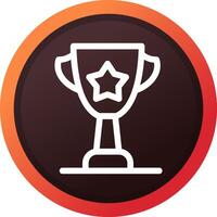 Trophy Creative Icon Design vector