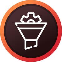 Funnel Creative Icon Design vector