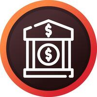 Bank Creative Icon Design vector