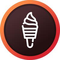 Ice Cream Creative Icon Design vector