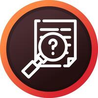 Investigation Creative Icon Design vector