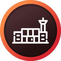 Airport Creative Icon Design vector