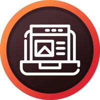 Content Creative Icon Design vector