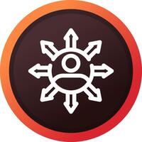 Influence Creative Icon Design vector