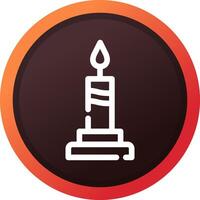 Candle Creative Icon Design vector