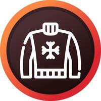 Sweater Creative Icon Design vector