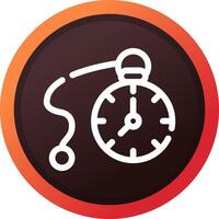 diseño de icono creativo de reloj de bolsillo vector