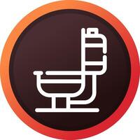 Toilet Creative Icon Design vector