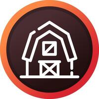 Barn Creative Icon Design vector