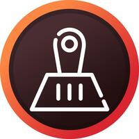 Garbage Picker Creative Icon Design vector