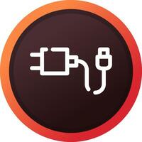 Charging Creative Icon Design vector