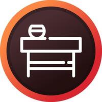 Tea Table Creative Icon Design vector