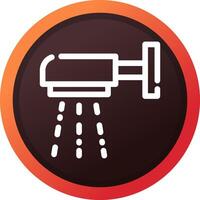 Shower Creative Icon Design vector