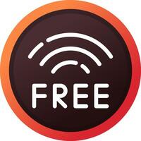 Free Wifi Creative Icon Design vector