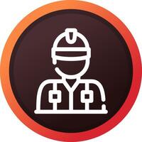 Worker Creative Icon Design vector