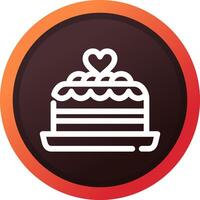 Cake Creative Icon Design vector