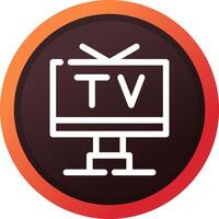 Tv Creative Icon Design vector