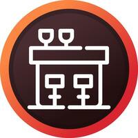 Bar Creative Icon Design vector