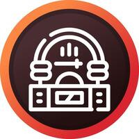 Jukebox Creative Icon Design vector